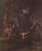 Gustave Courbet Hammock Sweden oil painting artist